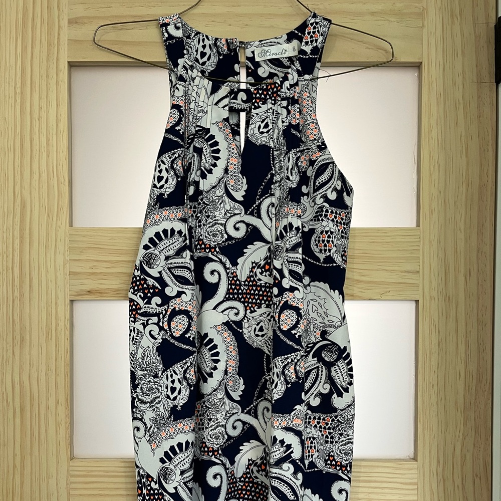 Fun party dress - speckales of orange